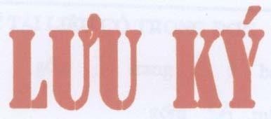 Mẫu nhãn hiệu Lưu Ký