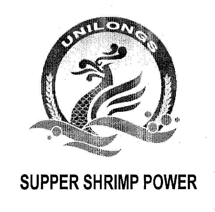 Mẫu nhãn hiệu UNILONGS SUPPER SHRIMP POWER