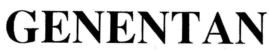 Mẫu nhãn hiệu GENENTAN
