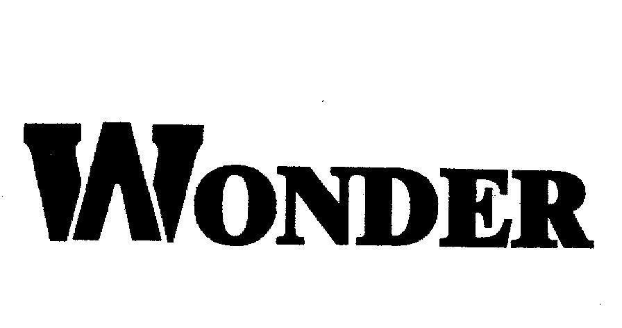 Mẫu nhãn hiệu WONDER
