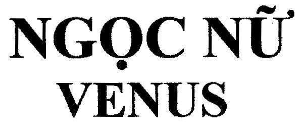 Mẫu nhãn hiệu Ngọc Nữ VENUS