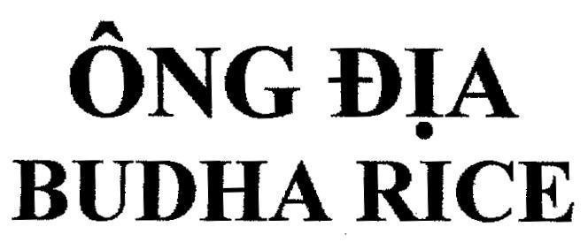 Mẫu nhãn hiệu ÔNG ĐịA BUDHA RICE