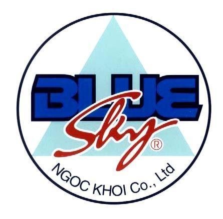Mẫu nhãn hiệu BLUE SKY NGOC KHOI CO.,LTD
