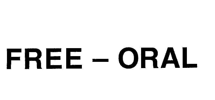 Mẫu nhãn hiệu FREE-ORAL