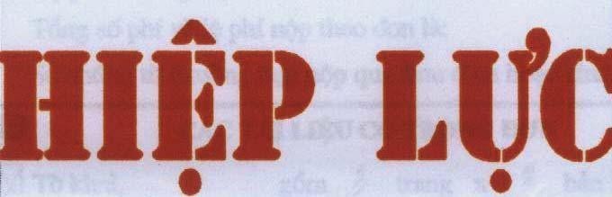 Mẫu nhãn hiệu HIệP LựC