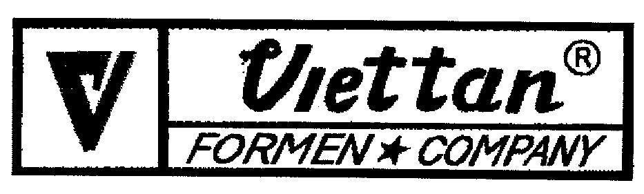 Mẫu nhãn hiệu V VIETTAN FORMEN COMPANY