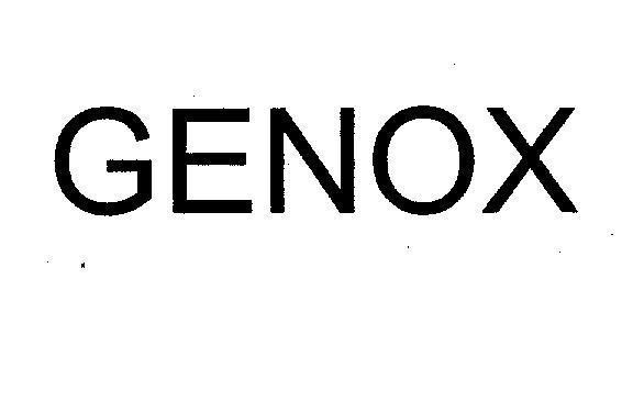 Mẫu nhãn hiệu GENOX