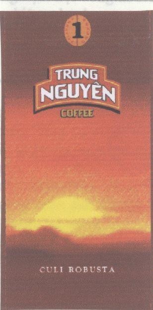 Mẫu nhãn hiệu Trung Nguyên 1 COFFEE CULI ROBUSTA