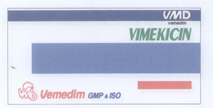 Mẫu nhãn hiệu VMD VEMEDIM VIMEKICIN VMD GPM & ISO