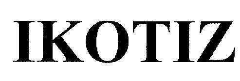 Mẫu nhãn hiệu IKOTIZ