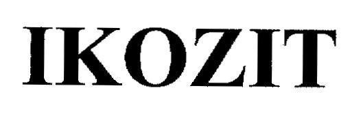 Mẫu nhãn hiệu IKOZIT