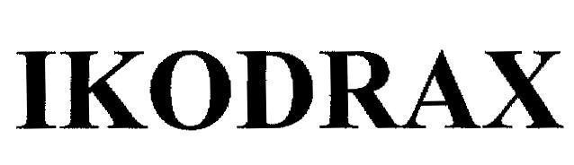 Mẫu nhãn hiệu IKODRAX