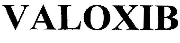 Mẫu nhãn hiệu VALOXIB