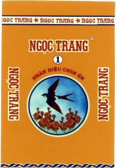 Mẫu nhãn hiệu Ngọc Trang chim én nhãn hiệu