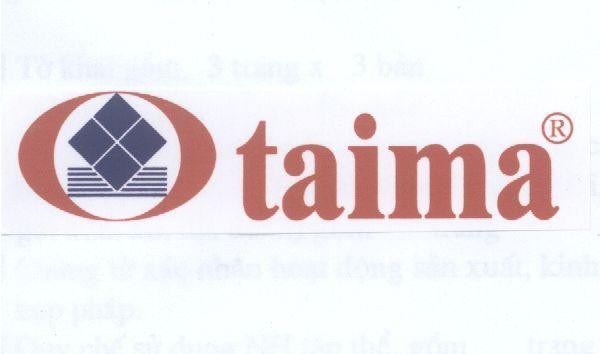 Mẫu nhãn hiệu TAIMA