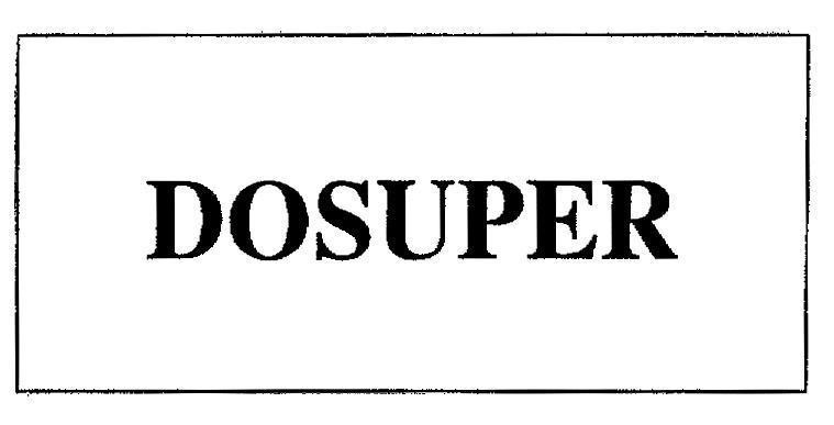 Mẫu nhãn hiệu DOSUPER