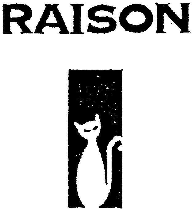 Mẫu nhãn hiệu RAISON
