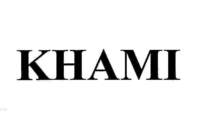 Mẫu nhãn hiệu KHAMI