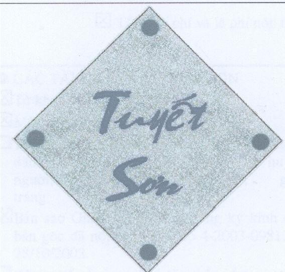 Mẫu nhãn hiệu TUYếT SƠN