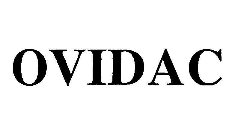 Mẫu nhãn hiệu OVIDAC