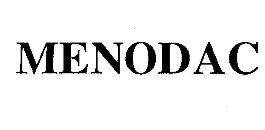 Mẫu nhãn hiệu MENODAC