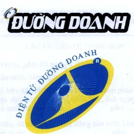 Mẫu nhãn hiệu ĐD ĐƯờNG DOANH ĐIệN Tử ĐƯờNG DOANH