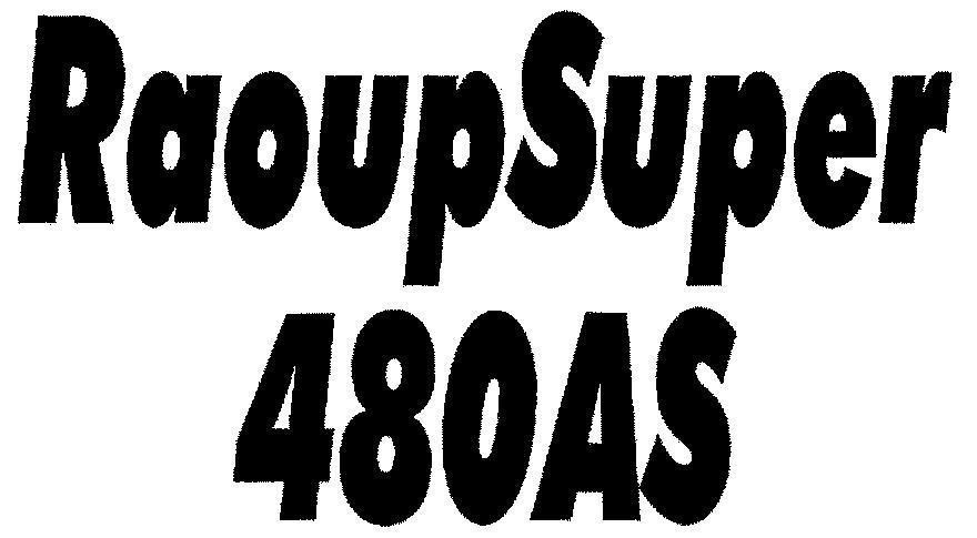 Mẫu nhãn hiệu RAOUPSUPER 480AS