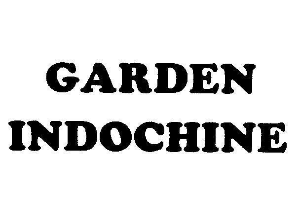 Mẫu nhãn hiệu GARDEN INDOCHINE