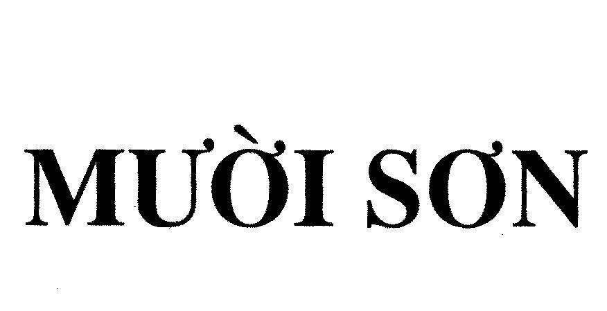 Mẫu nhãn hiệu MƯờI SƠN