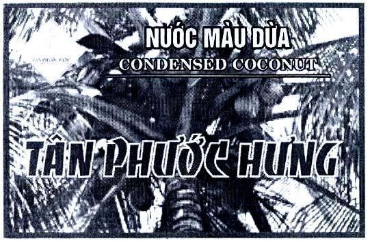 Mẫu nhãn hiệu Tân Phước Hưng TPH Nước Màu Dừa