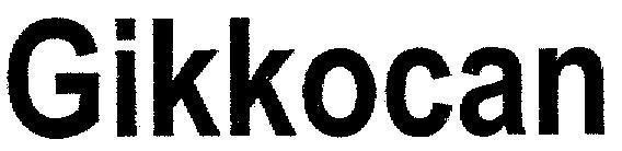 Mẫu nhãn hiệu GIKKOCAN