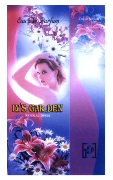 Mẫu nhãn hiệu LYS GARDEN EAU DE PARFUM TDD
