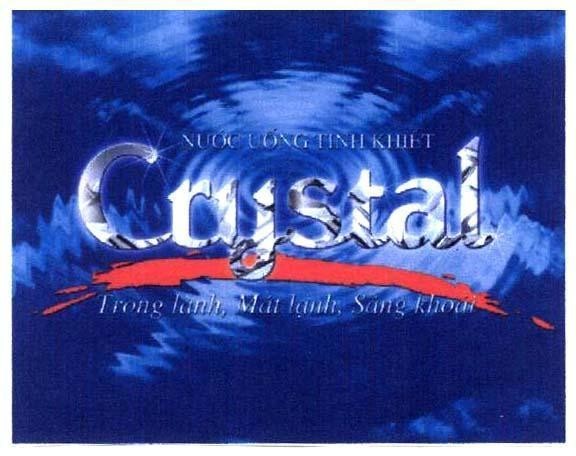 Mẫu nhãn hiệu CRYSTAL Nước Uống Tinh Khiết