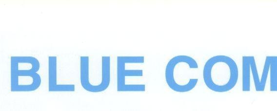 Mẫu nhãn hiệu BLUE COM