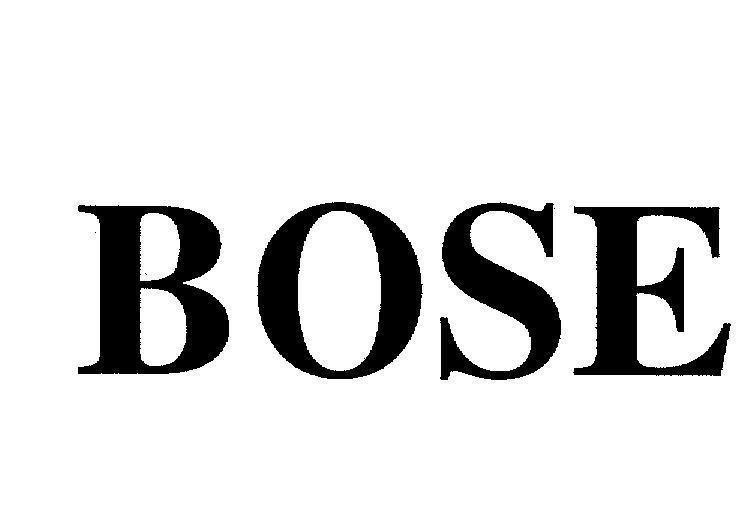 Mẫu nhãn hiệu BOSE