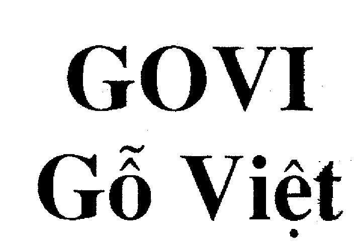 Mẫu nhãn hiệu GOVI Gỗ Việt