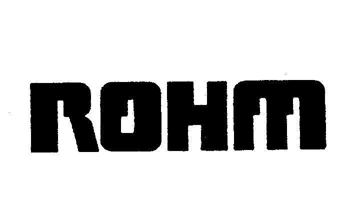Mẫu nhãn hiệu ROHM