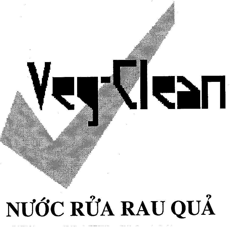 Mẫu nhãn hiệu VEG-CLEAN Nước rửa rau quả