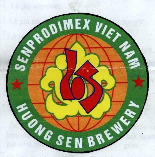 Mẫu nhãn hiệu hs SENPRODIMEX HUONG SEN VIET NAM BREWERY
