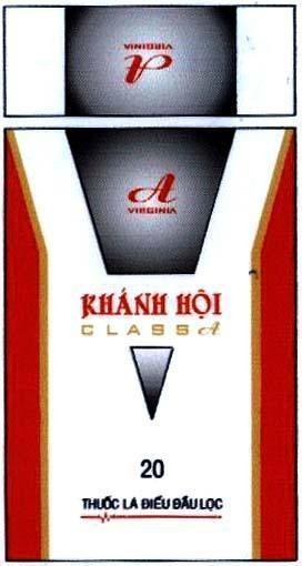 Mẫu nhãn hiệu A VIRGINIA KHáNH HộI CLASSA