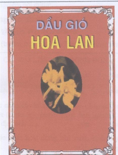 Mẫu nhãn hiệu HOA LAN DầU GIó