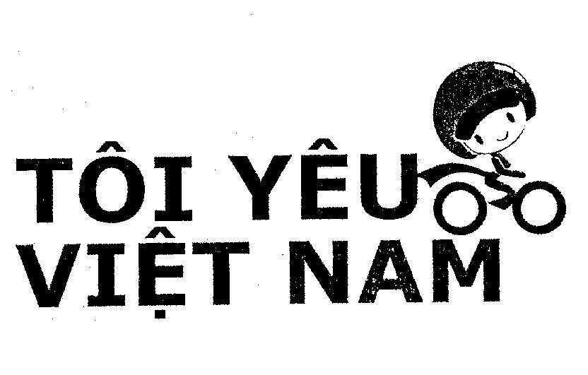 Mẫu nhãn hiệu TÔI YÊU VIệT NAM