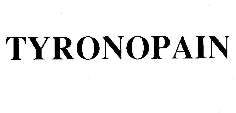 Mẫu nhãn hiệu TYRONOPAIN