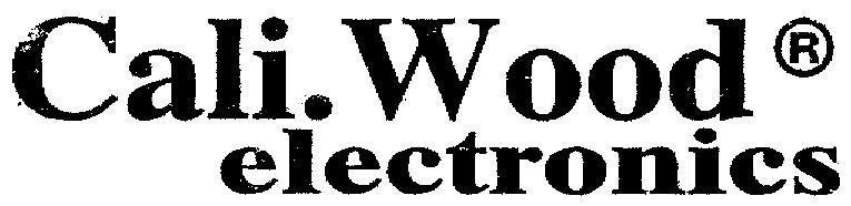 Mẫu nhãn hiệu CALI WOOD ELECTRONICS
