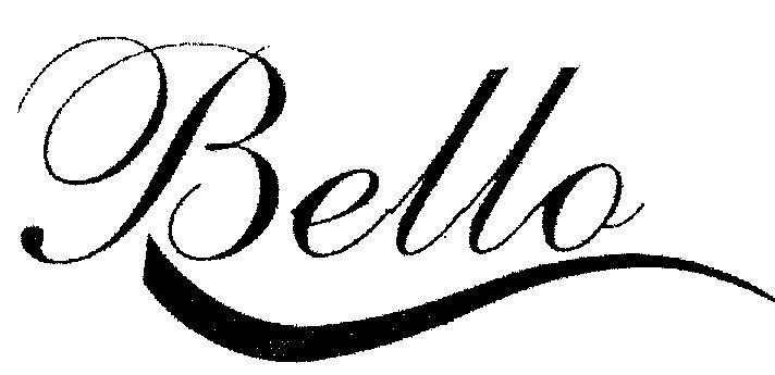 Mẫu nhãn hiệu BELLO