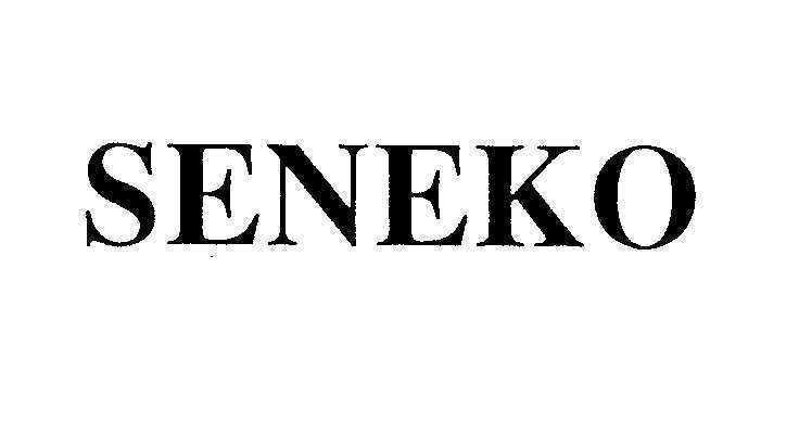 Mẫu nhãn hiệu SENEKO