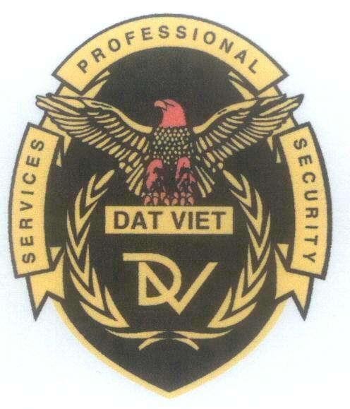 Mẫu nhãn hiệu DAT VIET DV PROFESSIONAL SERVICES SECURITY