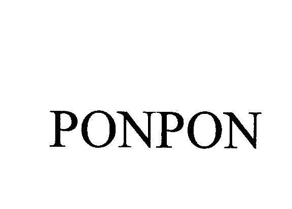Mẫu nhãn hiệu PONPON