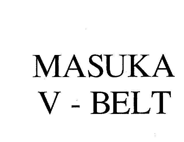 Mẫu nhãn hiệu MASUKA V- BELT