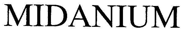 Mẫu nhãn hiệu MIDANIUM
